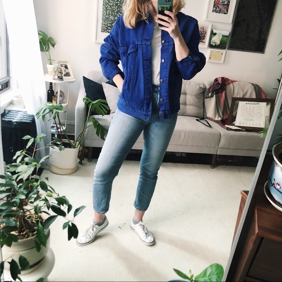 Vintage Dyed Levi’s Heavy Denim Jacket - Picture 3 of 11